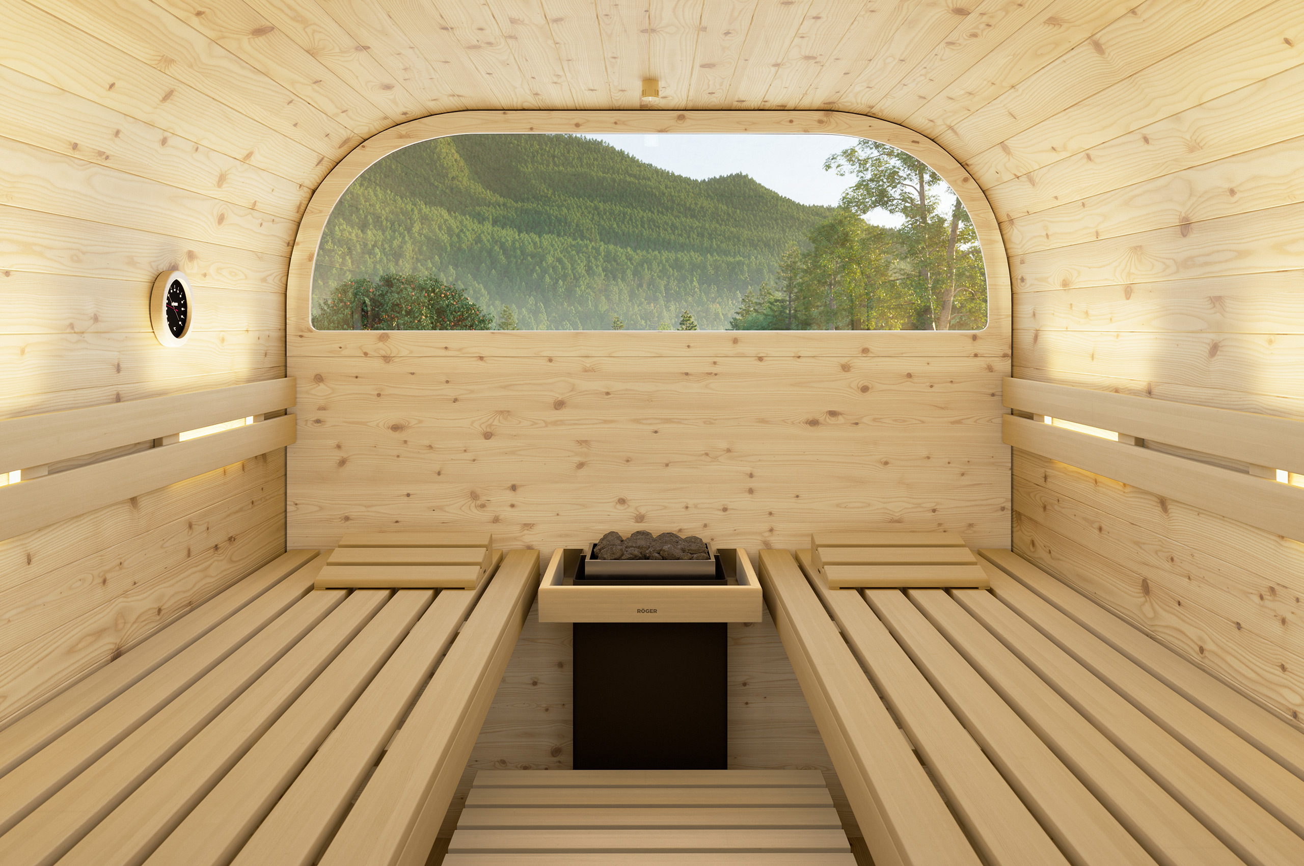 Sauna Fjelo Innenausstattung Sauna Fjelo Innenausstattung