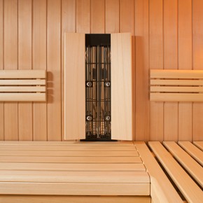 Der Infrarotsitz für die Sauna Baleo mit SensoCare-Technologie